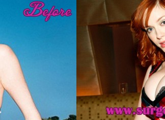 christina hendricks Bra Size Before and After Photos