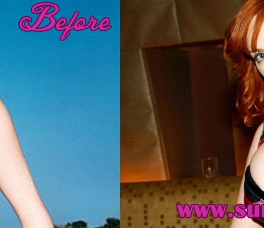 christina hendricks Bra Size Before and After Photos