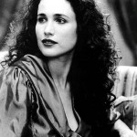 andie macdowell young before face lift